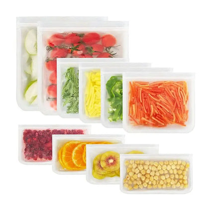 Silicone food storage containers Reusable food storage bags