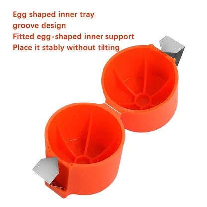 Stainless steel eggshell separator