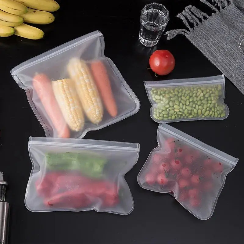 Silicone food storage containers Reusable food storage bags