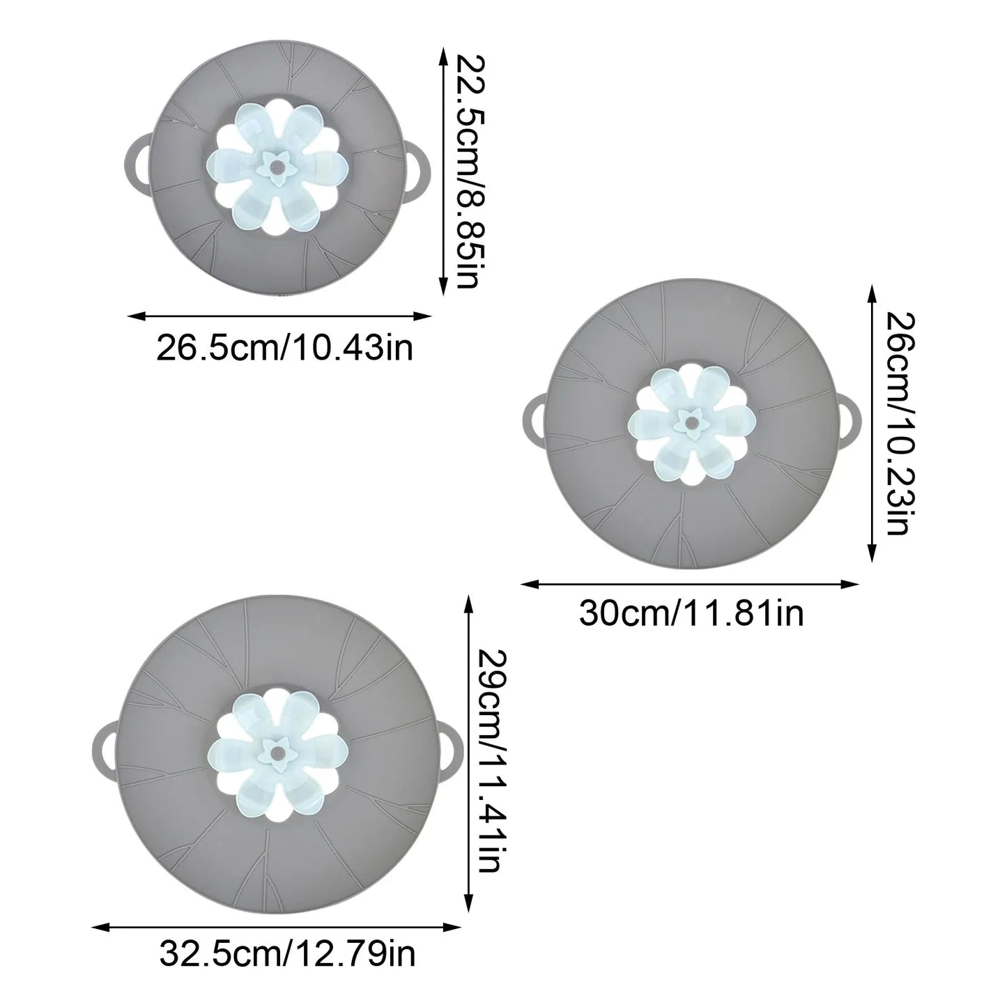 Couvercle en silicone anti-déversement